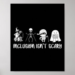 Poster N'est pas effrayant professeur Skeleton Ghost mign