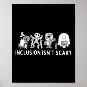 Poster N'est pas effrayant professeur Skeleton Ghost mign
