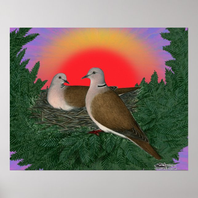 Poster Nesting Doves (Devant)