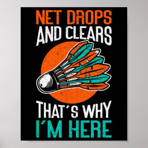 Poster Net Drops And Clears C'est pourquoi je suis ici Dm