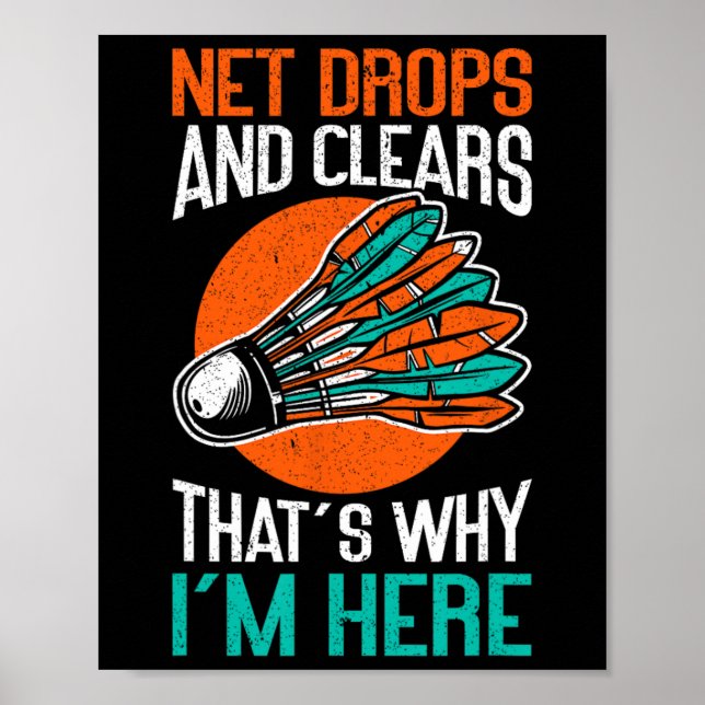 Poster Net Drops And Clears C'est pourquoi je suis ici Dm (Devant)