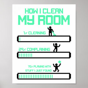Poster Nettoyage De Ma Chambre Nettoyage De La Ménage
