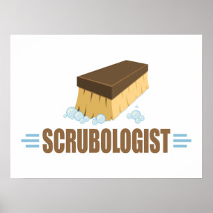 Poster Nettoyage drôle