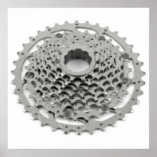 Poster Nettoyer la cassette du vélo