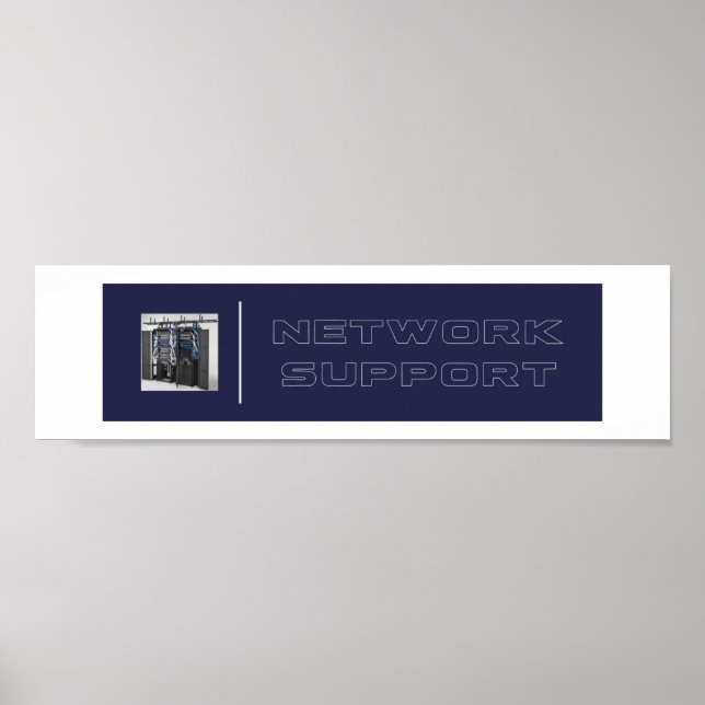Poster Network Support (Vorne)