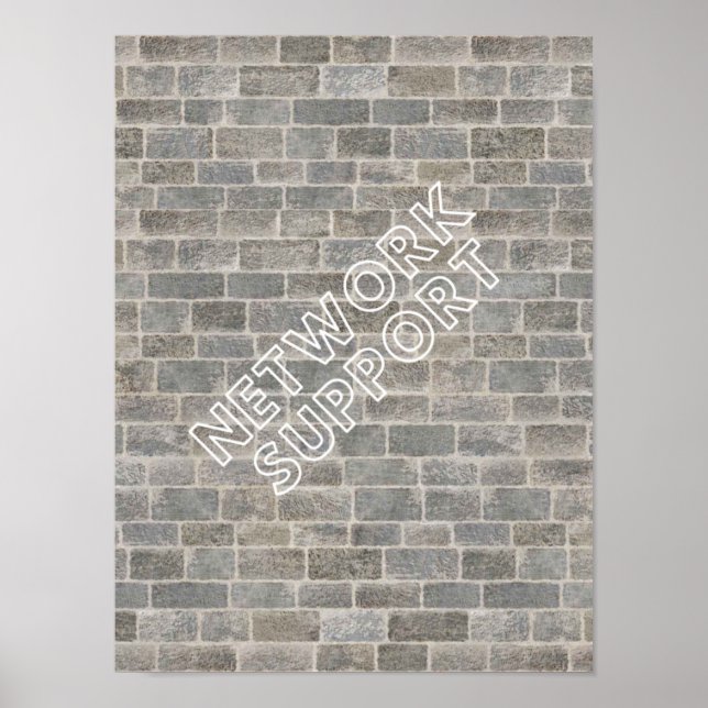 Poster Network Support (Vorne)