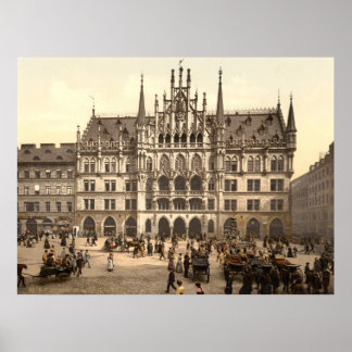 Poster Neues Rathaus à Munich