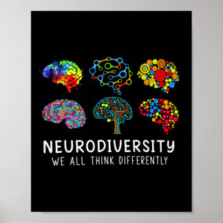 Poster Neurodiversité - Embrassez la Sensibilisation sur 