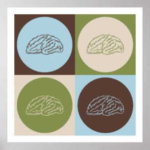 Poster Neurologie d'art de bruit