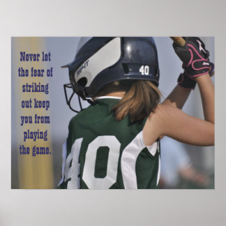 Poster Never let Fear