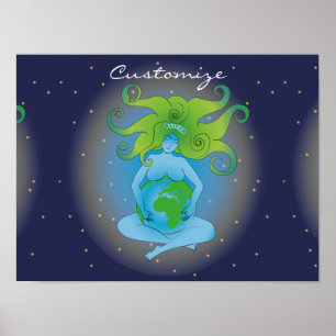 Poster New Age Gaia Goddess Thunder_Cove