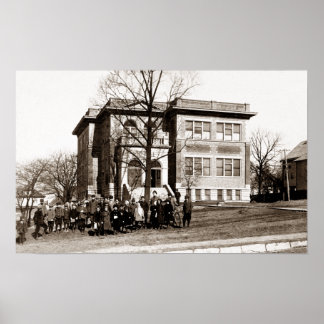 Poster New Castle, école primaire Indiana Holland