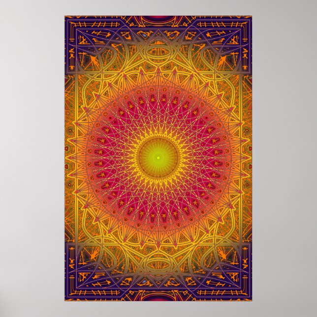 Poster New Dawn Mandala (Devant)