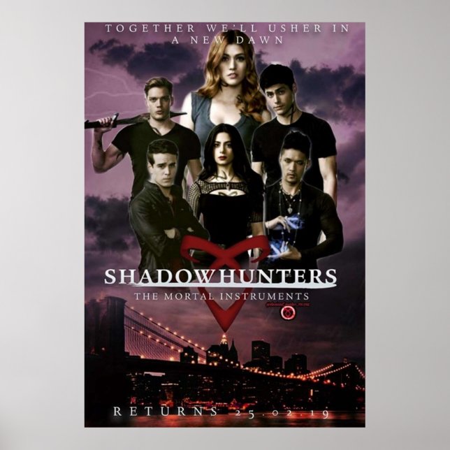 Poster New Dawn Shadowhunters 3b (Devant)