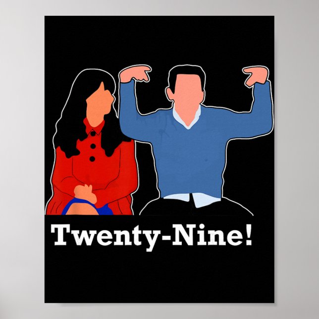 Poster New Girl 29 I'm Feelin' Twenty Nine Happy Birthday (Devant)
