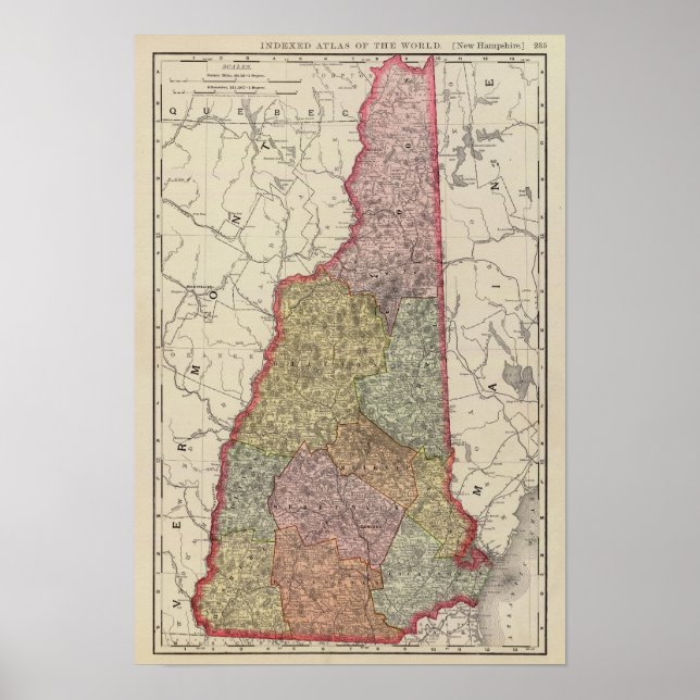 Poster New Hampshire 5 (Devant)