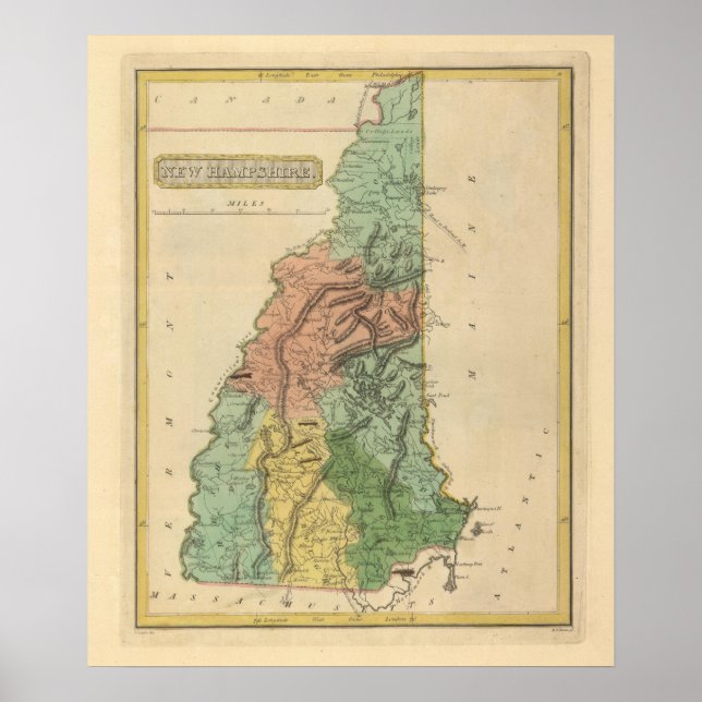 Poster New Hampshire 8 (Devant)