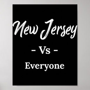 Poster New Jersey contre tout le monde 