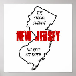 Poster New Jersey : les forts survivent, les autres se ma