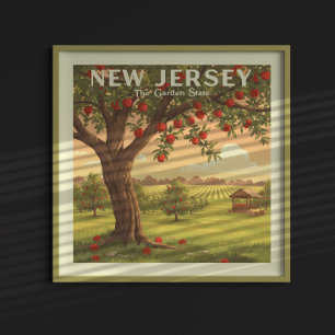 Poster New Jersey vintage