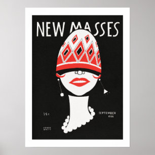 Poster New Masses (1926) par Frank Walts