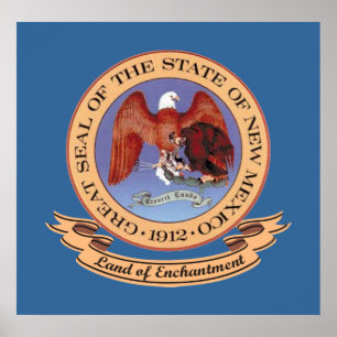 Poster New Mexico Seal