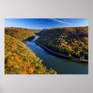 Poster New River Gorge At Hawks Nest State Park