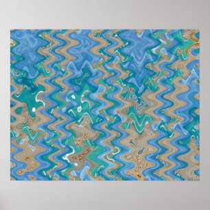 Poster New Turks Pier Abstrait 3, 2011 Images SVP