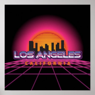 Poster New Wave Retro Los Angeles