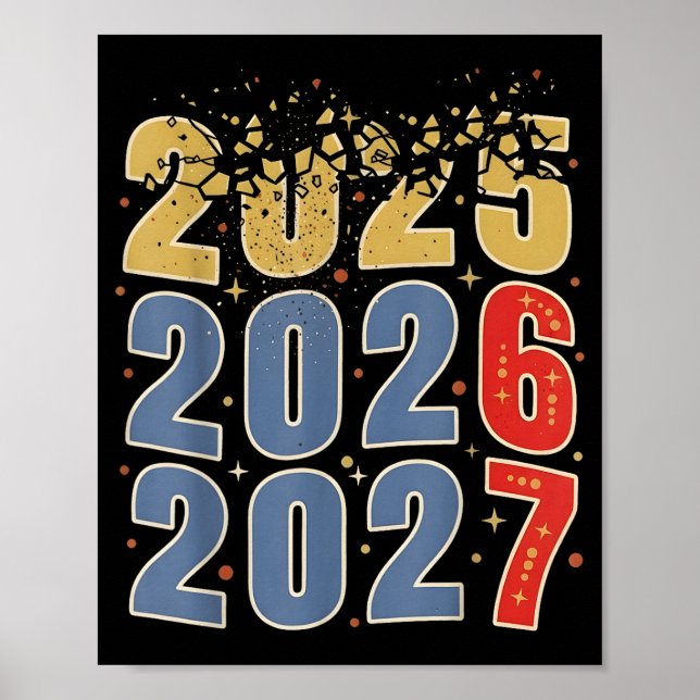 Poster New Year 2026 67 Meme Six Seven Gen Alpha Slang 20 (Devant)