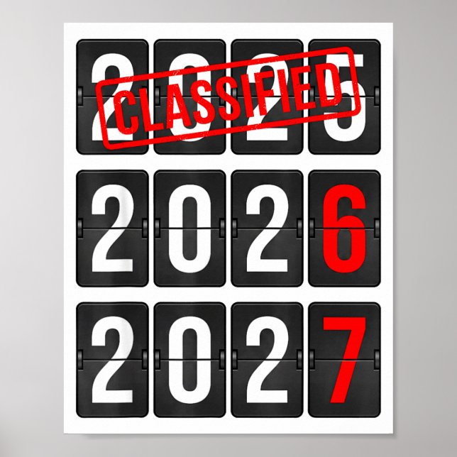 Poster New Year 67 Six Seven Countdown New Year 2026 2027 (Devant)