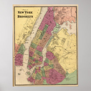 Poster New York, Brooklyn