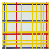 New York City 1 de Piet Mondrian