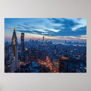 Poster New York City, New York, États-Unis