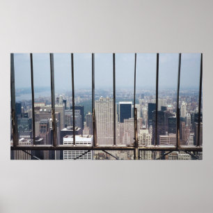 Poster New York et Central Park de Empire State Bldg.
