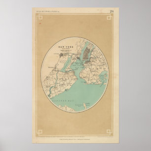 Poster New York et ses environnements