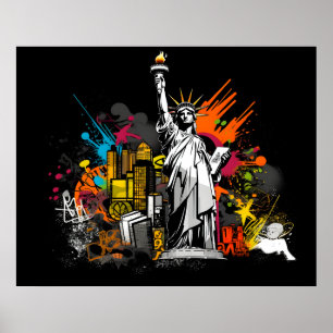 Poster New York Freiheitsstatue