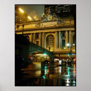 Poster New York Imprimer Cityscape New York Night Imprime