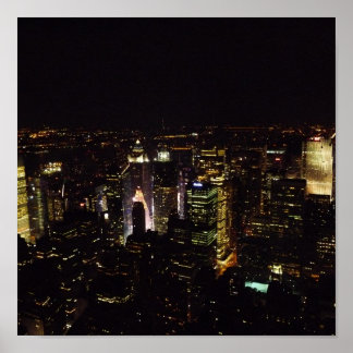 Poster New York la nuit