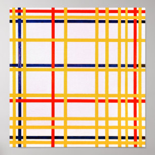 Poster New York   Piet Mondrian  