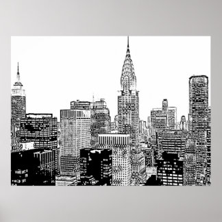 Poster New York Skyline