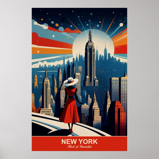 Poster New York : Voyage au coeur de l'innovation (Devant)