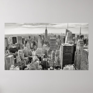 Poster - New Yorker Stadtbild B/W