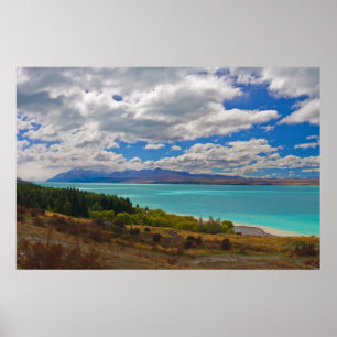 Poster New Zealand: Lake Pukaki