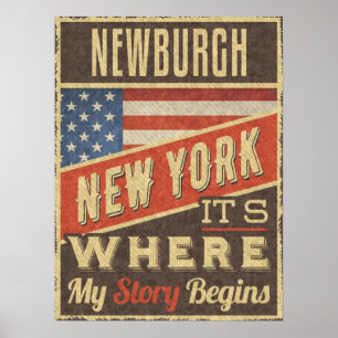 Poster Newburgh New York