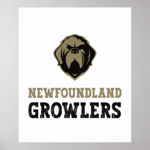 Poster Newfoundland Growlers - The Newfoundland Growler