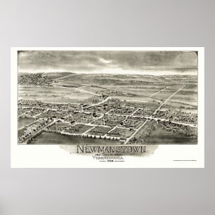 Poster Newmanstown & Sheridan, PA Carte panoramique - 189