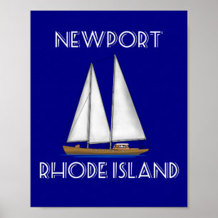 Poster Newport Rhode Island Sailing