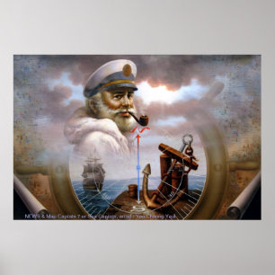 Poster NEWS & Map Capitaine 7 ou Capitaine de mer