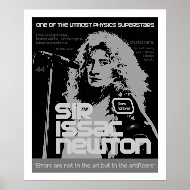 Poster Newton (Devant)